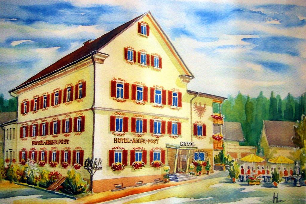 Adler Post Hotel Lenzkirch Exterior photo